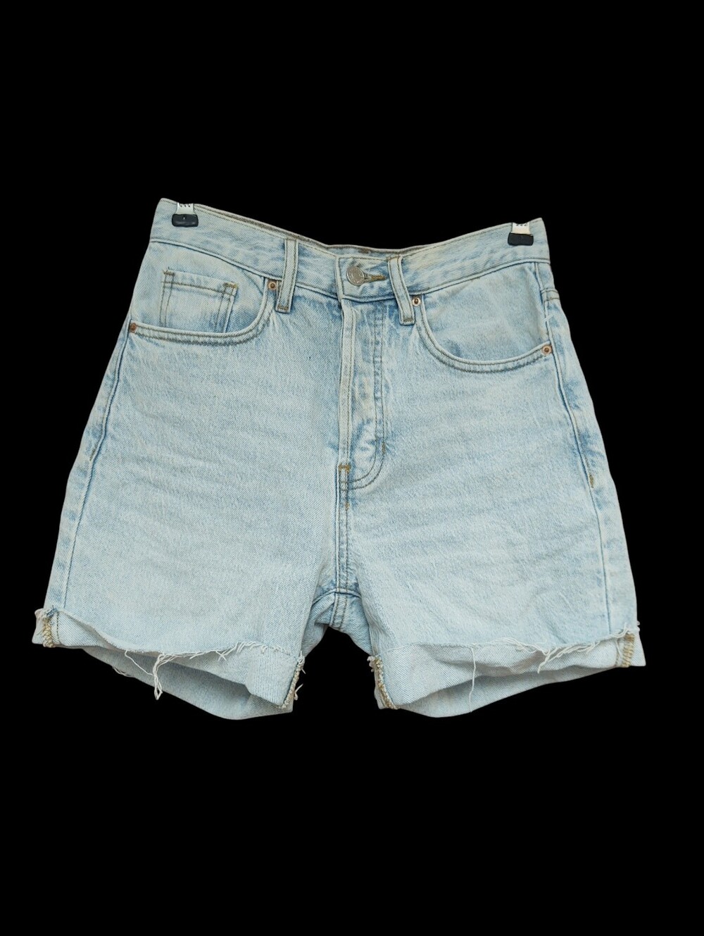 PacSun Light Blue High-Rise Denim Cutoff Shorts Size 24